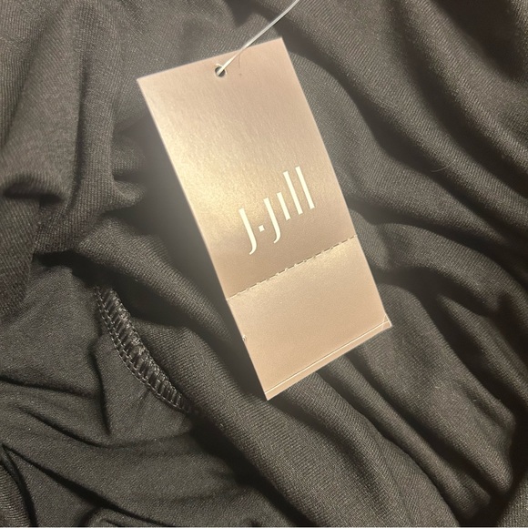 *NWT* J.Jill Wearever Collection Black Floral Havana Maxi Dress, Size Large Tall - Picture 9 of 11